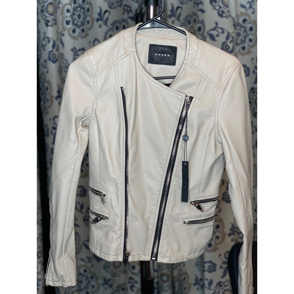 Beige / Light Brown Motorcycle Jacket. BRAND NEW!
